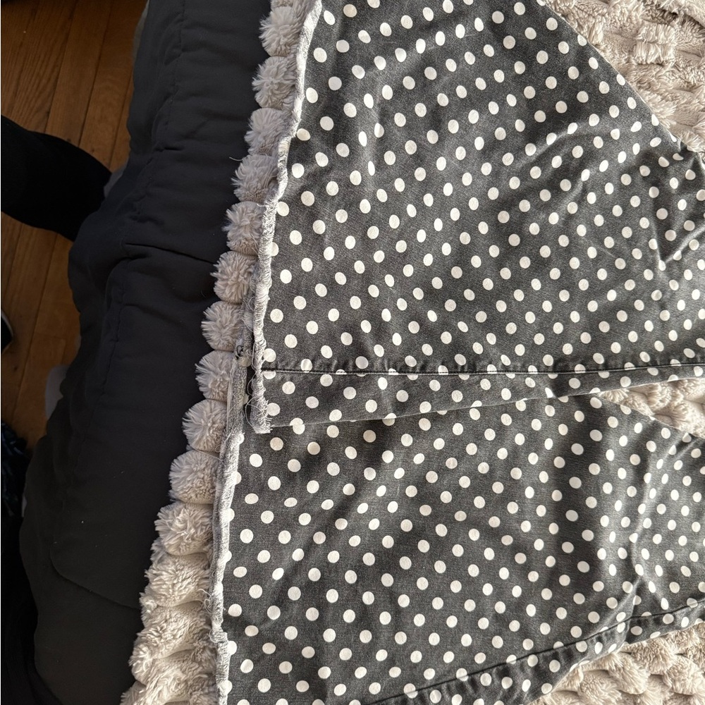 Free People Black Polka Dot Flare Jeans - Picture 2 of 3
